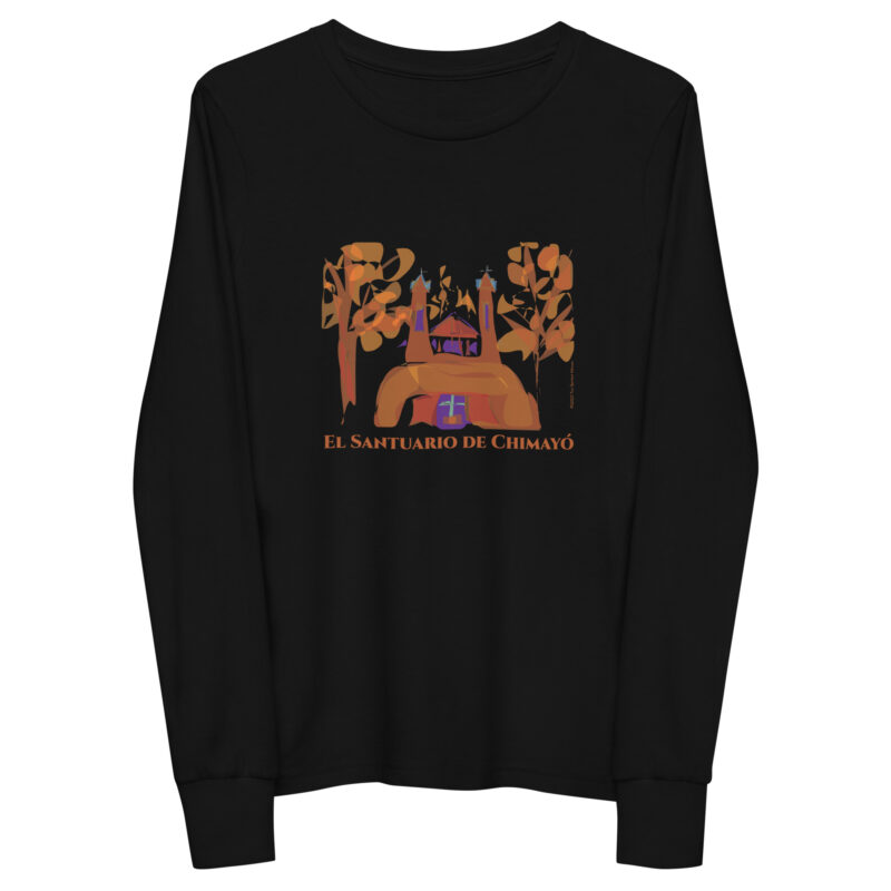 EL SANTUARIO IN FALL - Youth Long Sleeve Tee - Image 2