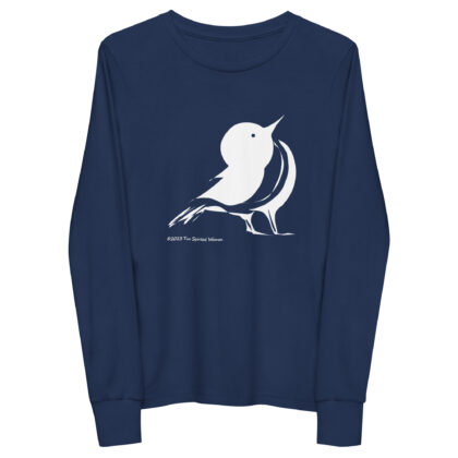 WHITE SONGBIRD - Youth Long Sleeve Tee