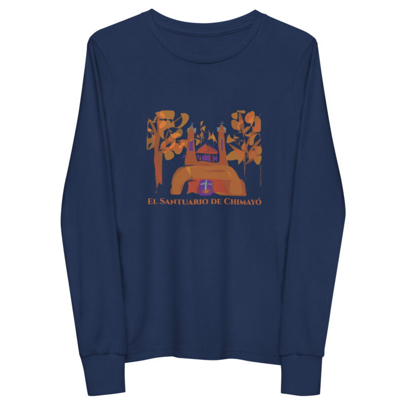 EL SANTUARIO IN FALL - Youth Long Sleeve Tee - Image 3