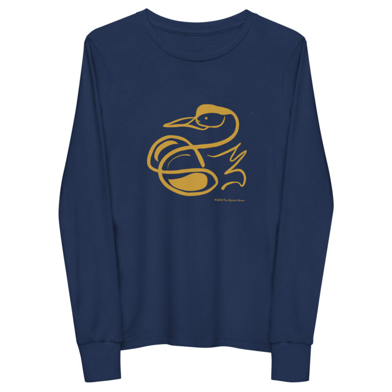 GOLD SWAN - Youth Long Sleeve Tee - Image 2