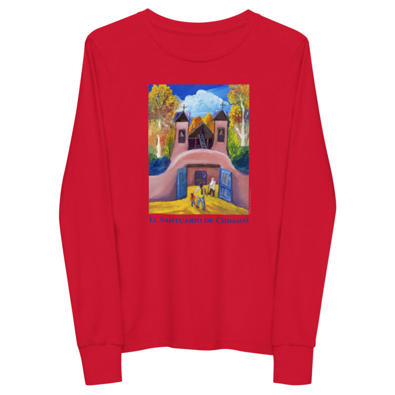 VISITING EL SANTUARIO - Youth Long Sleeve Tee - Image 2