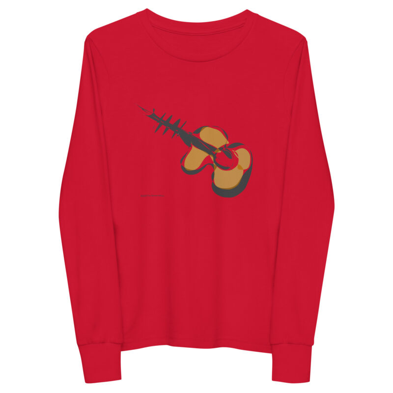 GUITAR - Youth Long Sleeve Tee - Image 3