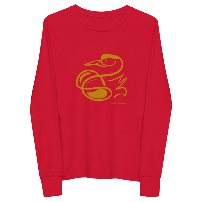 GOLD SWAN - Youth Long Sleeve Tee - Image 3