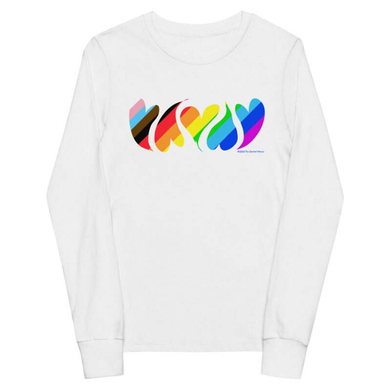 HEARTS OF PRIDE - Youth Long Sleeve Tee - Image 5