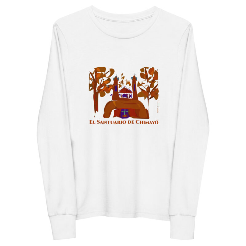 EL SANTUARIO IN FALL - Youth Long Sleeve Tee - Image 4