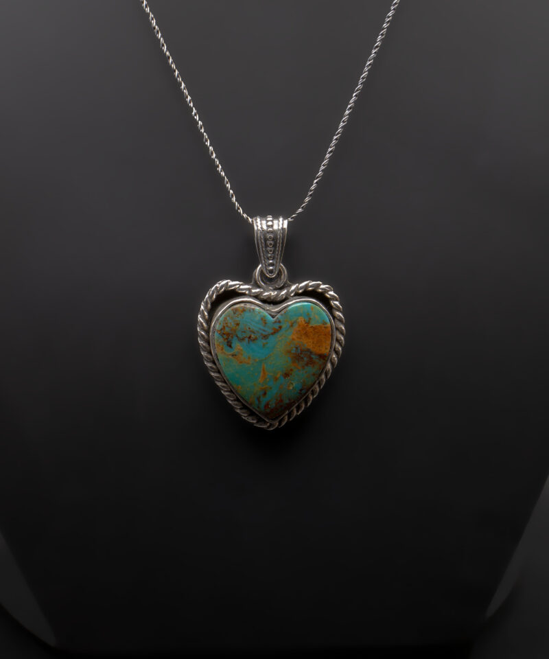 J143 Kingman Turquoise Pendant - Image 3