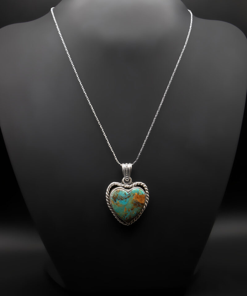 J143 Kingman Turquoise Pendant - Image 4