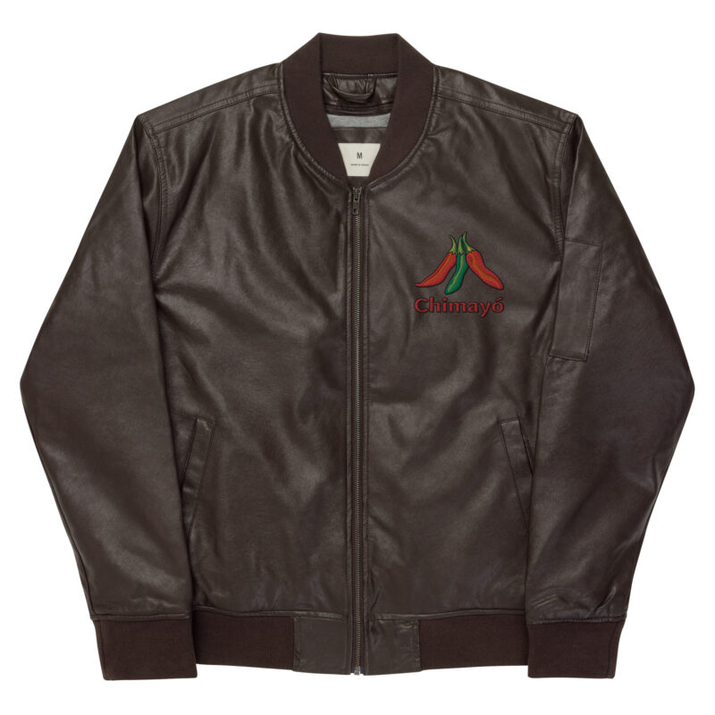 CHIMAYO CHILE - Faux Leather Bomber Jacket - Image 11