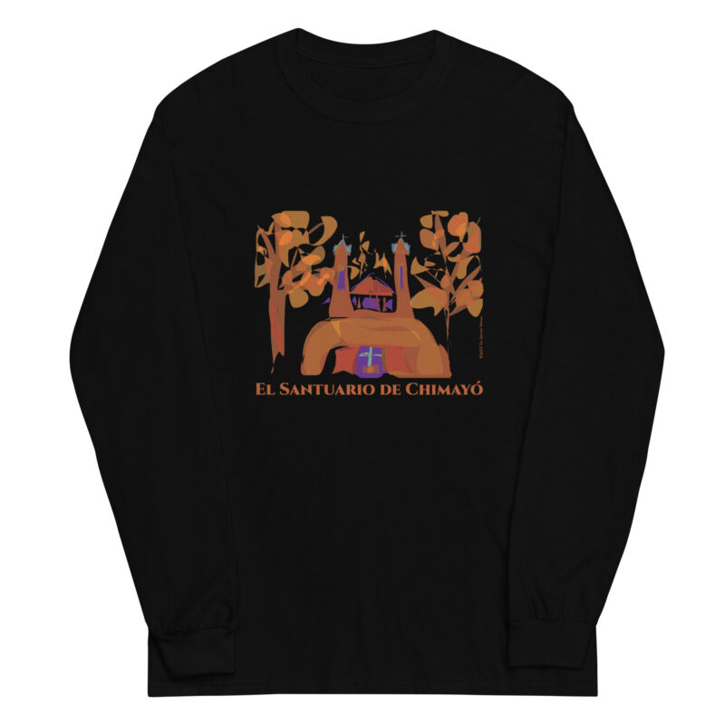 EL SANTUARIO IN FALL - Men’s Long Sleeve Tee - Image 2
