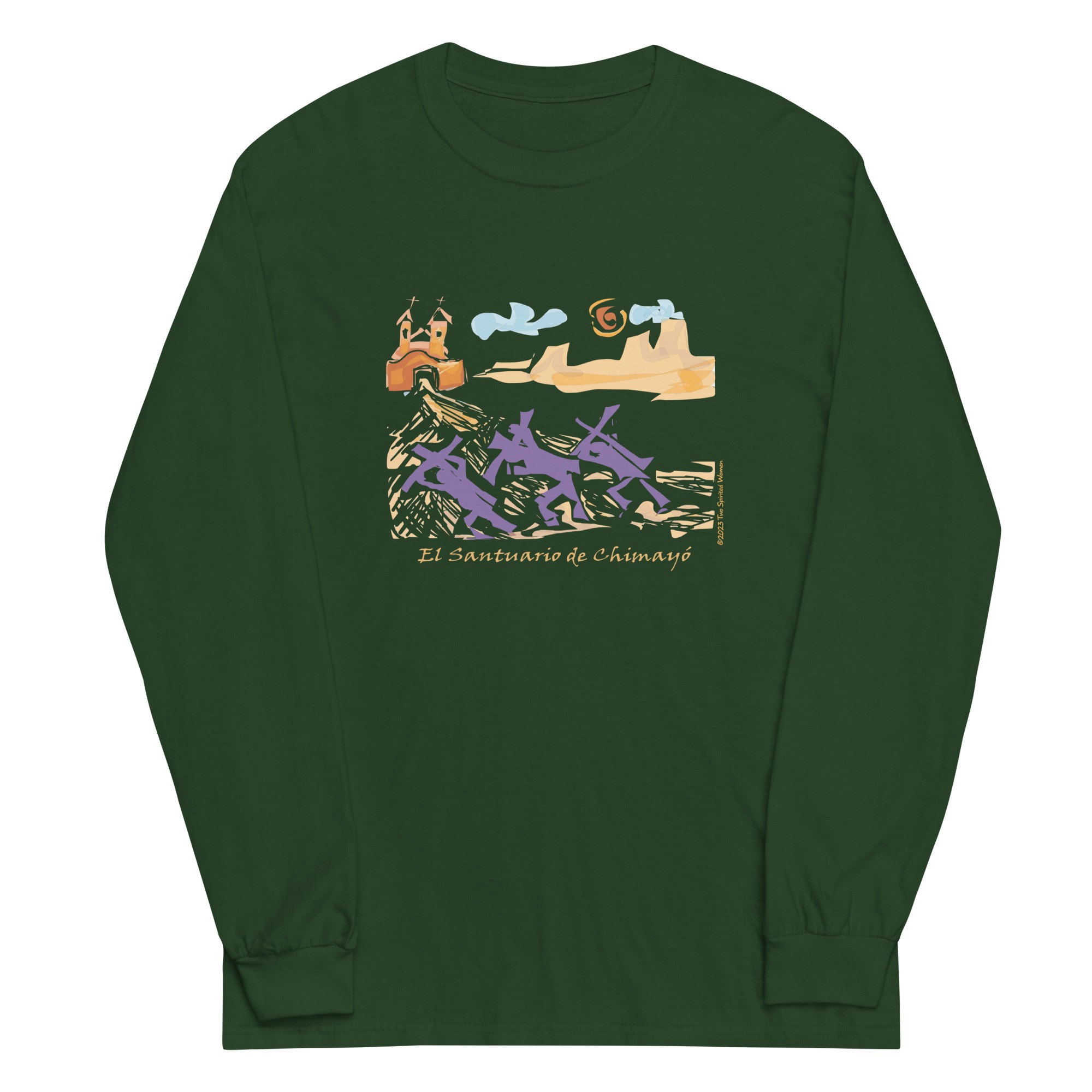 CHIMAYO PILGRIMAGE - Men’s Long Sleeve Tee - Image 4