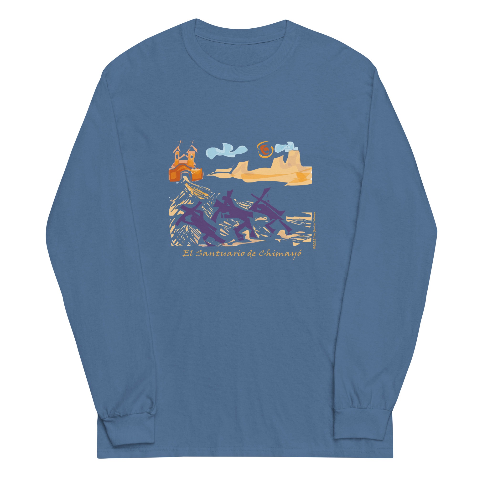 CHIMAYO PILGRIMAGE - Men’s Long Sleeve Tee - Image 6