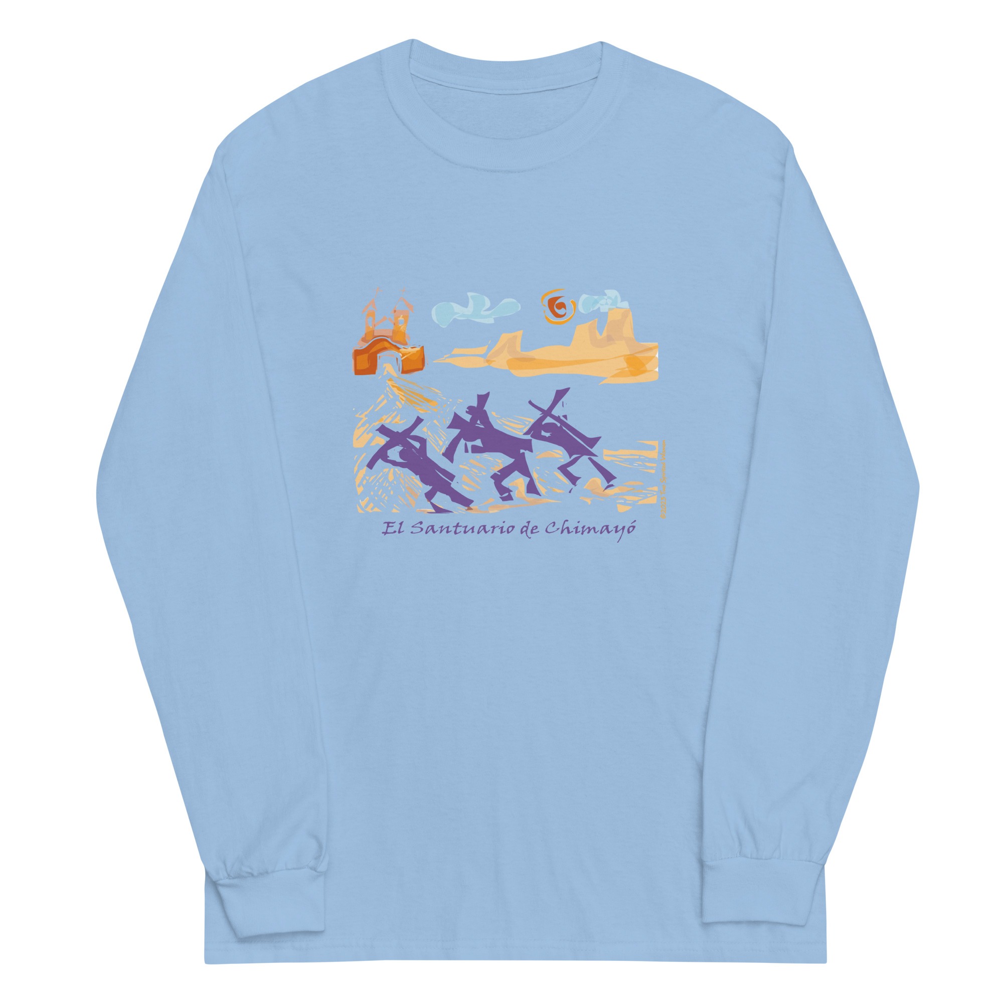 CHIMAYO PILGRIMAGE - Men’s Long Sleeve Tee - Image 11