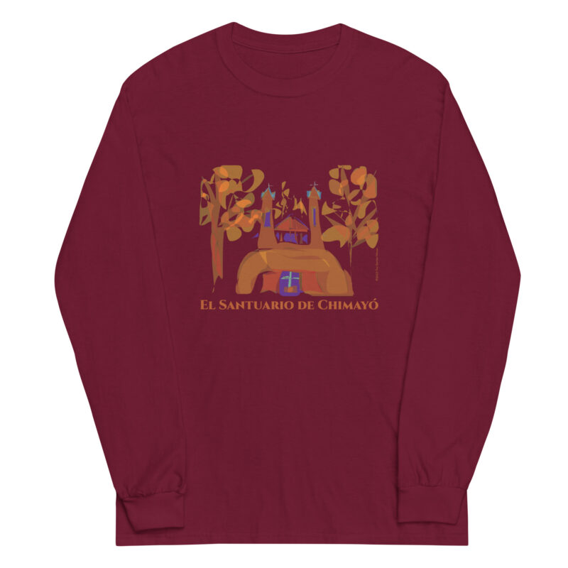EL SANTUARIO IN FALL - Men’s Long Sleeve Tee - Image 4