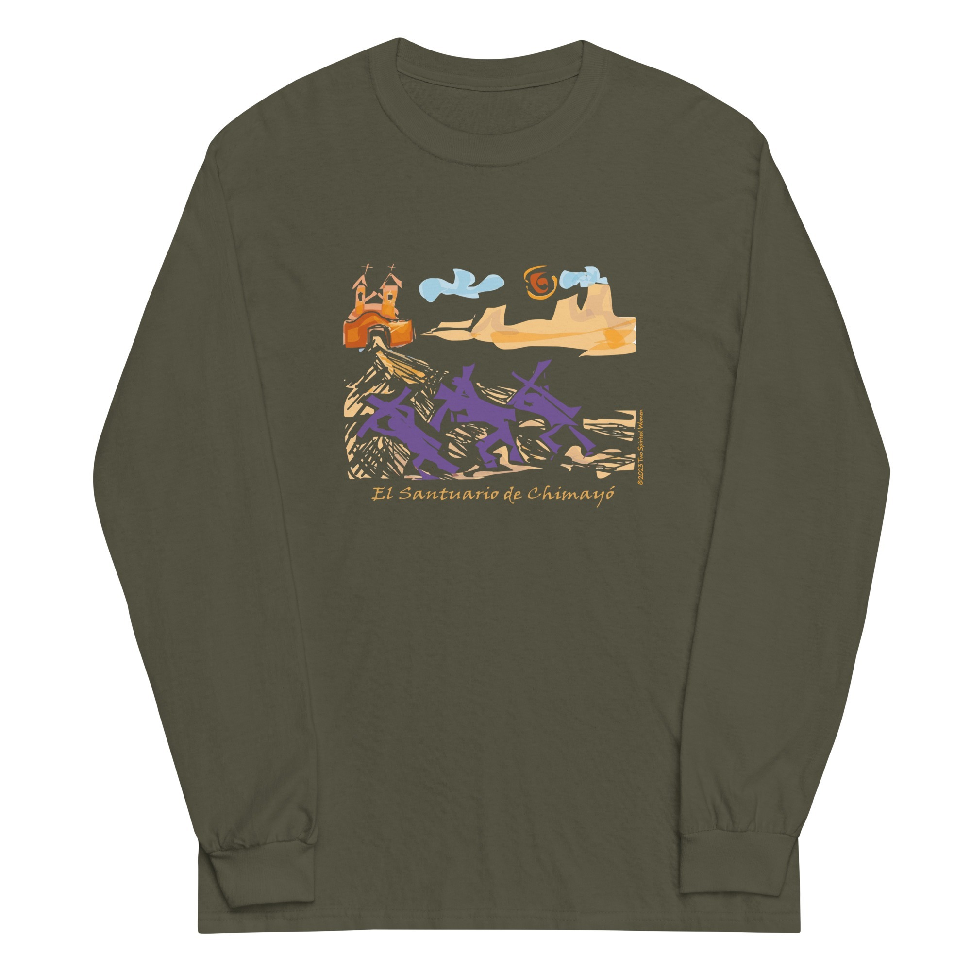 CHIMAYO PILGRIMAGE - Men’s Long Sleeve Tee - Image 5