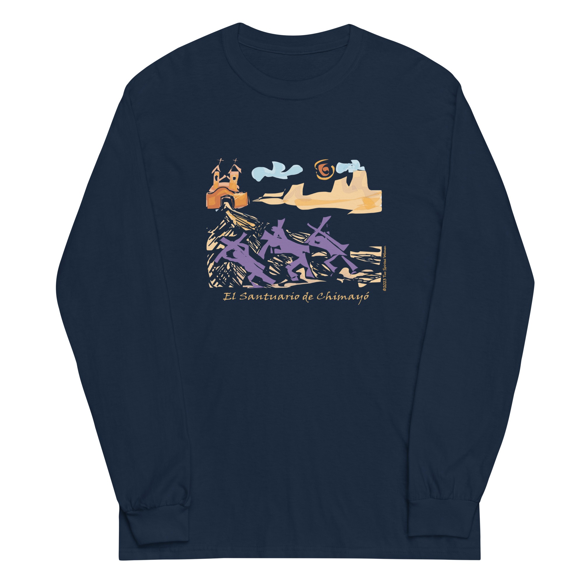 CHIMAYO PILGRIMAGE - Men’s Long Sleeve Tee - Image 2