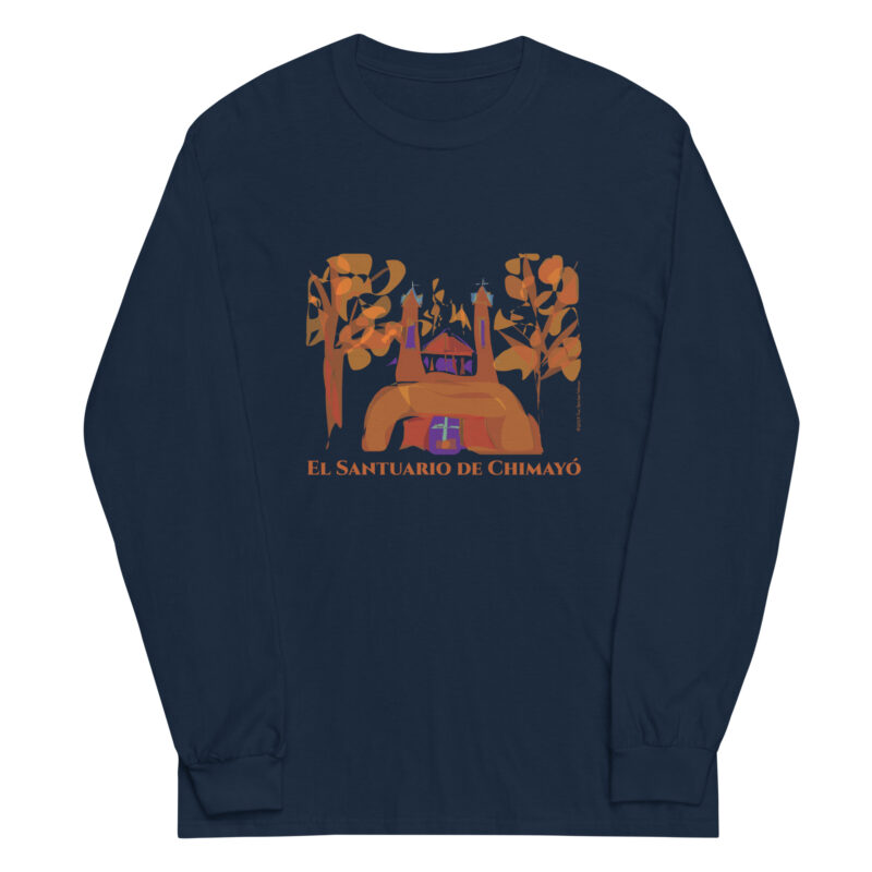 EL SANTUARIO IN FALL - Men’s Long Sleeve Tee - Image 3