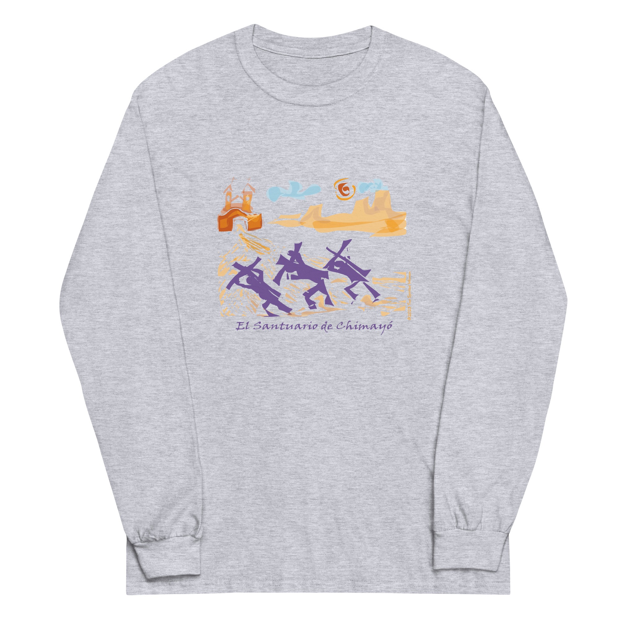 CHIMAYO PILGRIMAGE - Men’s Long Sleeve Tee - Image 10