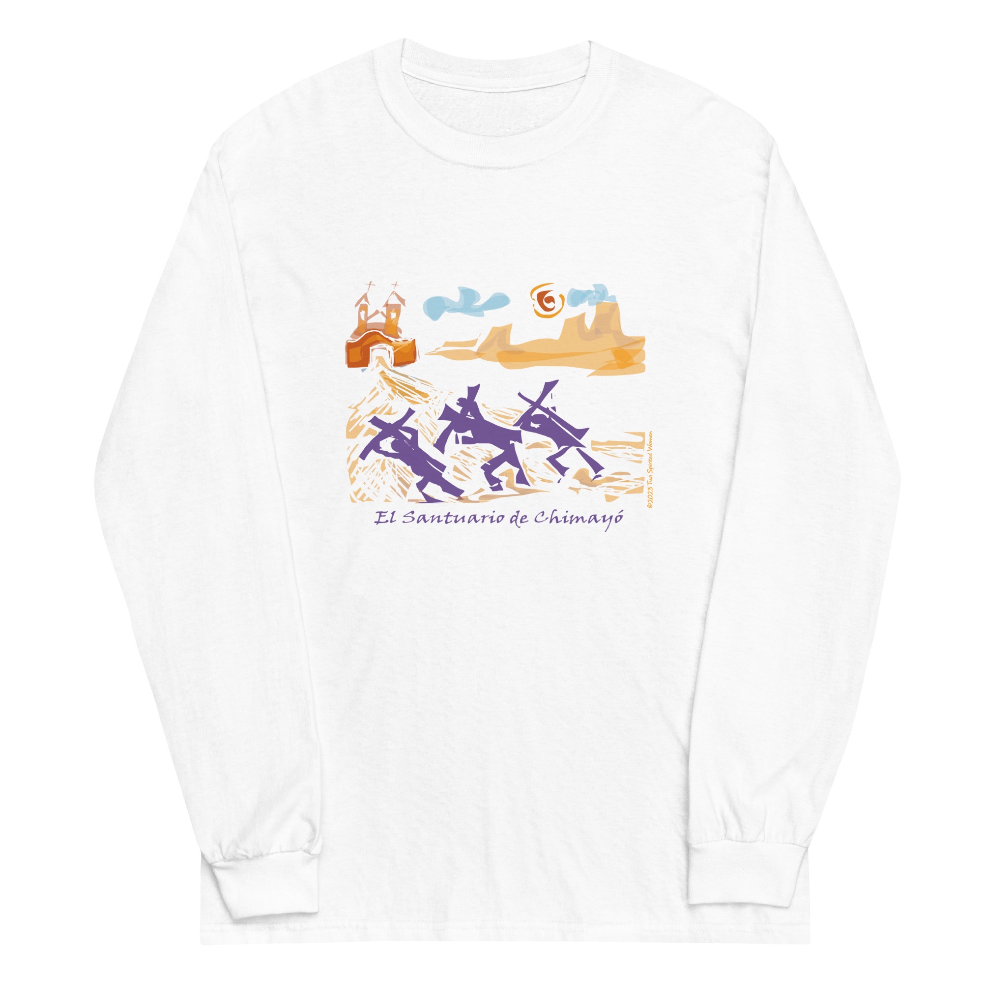CHIMAYO PILGRIMAGE - Men’s Long Sleeve Tee - Image 9