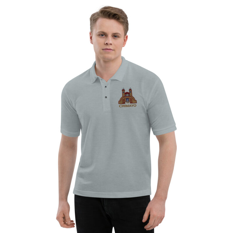 SANTUARIO EMBROIDERY - Men's Premium Polo - Image 5