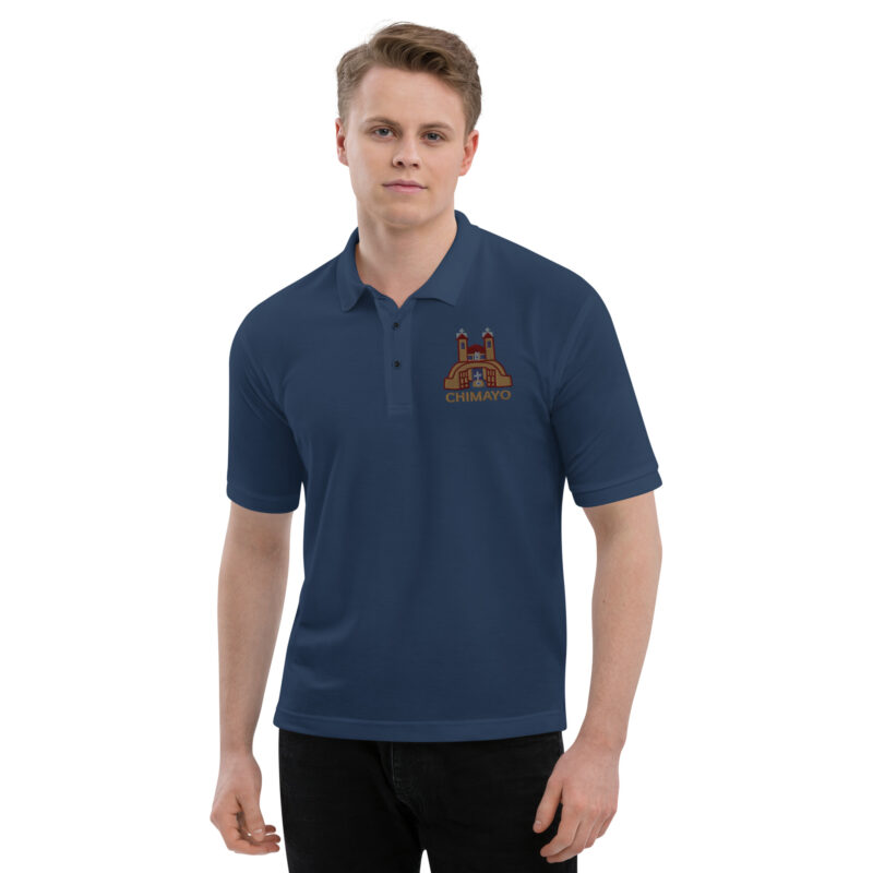 SANTUARIO EMBROIDERY - Men's Premium Polo - Image 3