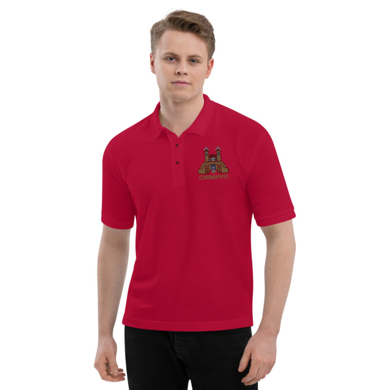 SANTUARIO EMBROIDERY - Men's Premium Polo - Image 2