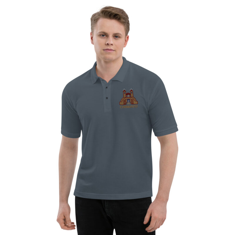 SANTUARIO EMBROIDERY - Men's Premium Polo - Image 4