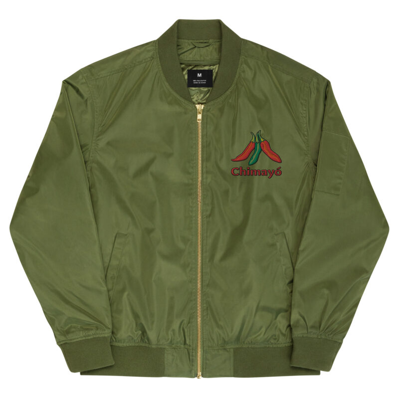 CHIMAYO CHILE - Premium Recycled Bomber Jacket (embroidered front & back) - Image 2