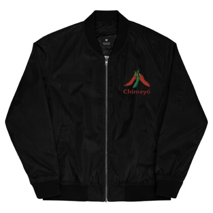CHIMAYO CHILE - Premium Recycled Bomber Jacket (embroidered front & back)