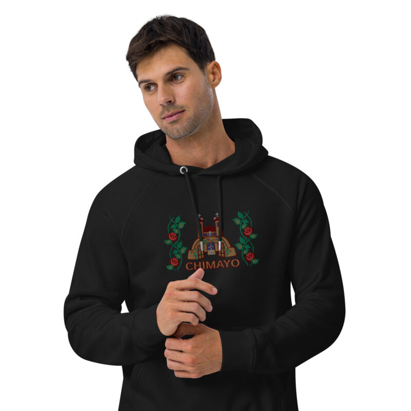 EL SANTUARIO DE CHIMAYO - Premium Unisex Eco Hoodie (embroidered) - SALE! - Image 5