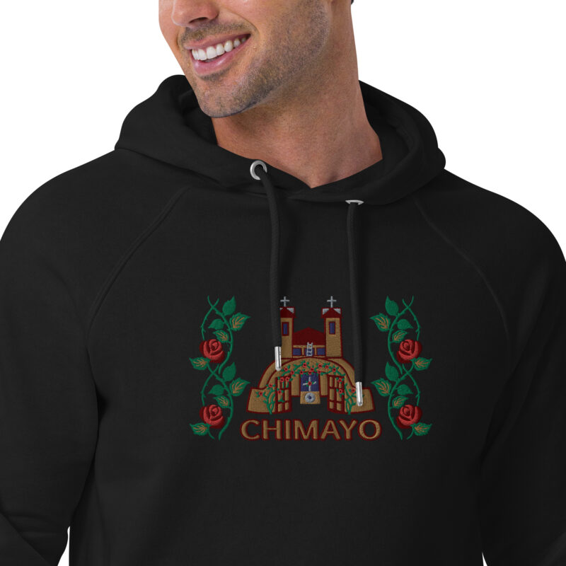 EL SANTUARIO DE CHIMAYO - Premium Unisex Eco Hoodie (embroidered) - SALE! - Image 11