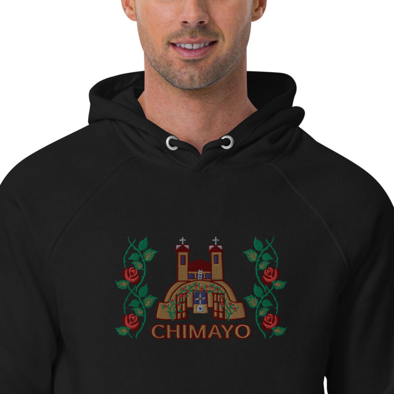 EL SANTUARIO DE CHIMAYO - Premium Unisex Eco Hoodie (embroidered) - SALE! - Image 7