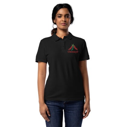 CHIMAYO CHILE - Women’s Pique Polo Shirt (front embroidery)