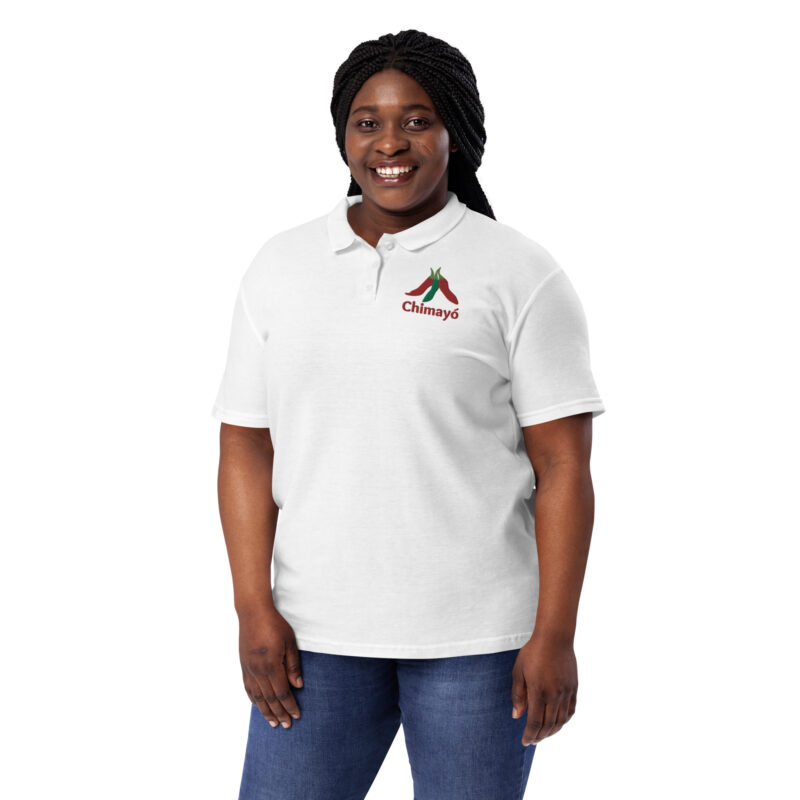 CHIMAYO CHILE - Women’s Pique Polo Shirt (front embroidery) - Image 4