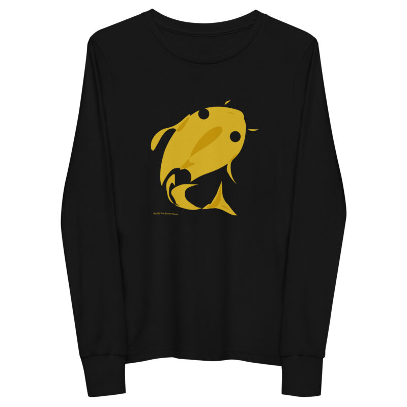 GOLD FISH - Youth Long Sleeve Tee - Image 2