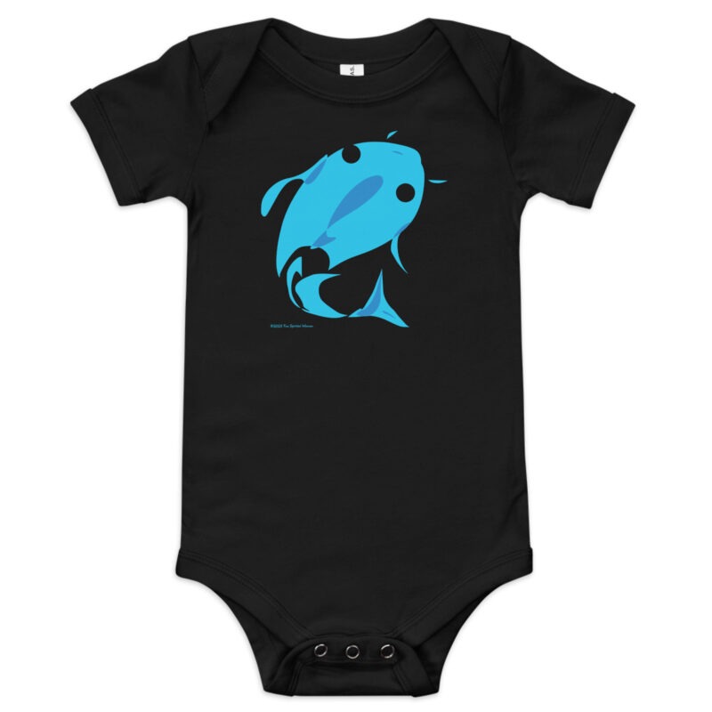 BLUE FISH - Baby Onesie - Image 8
