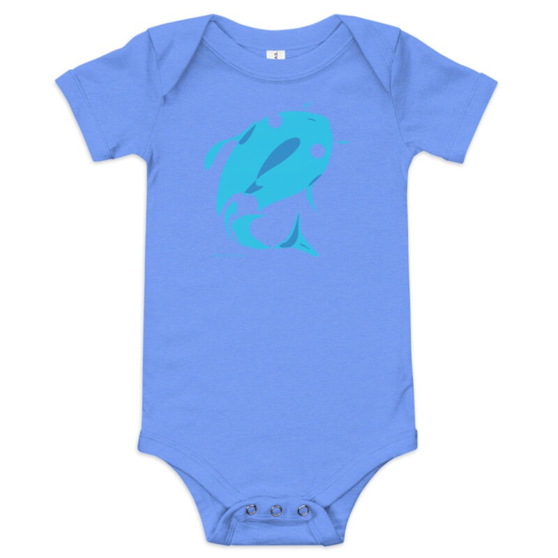 BLUE FISH - Baby Onesie - Image 10