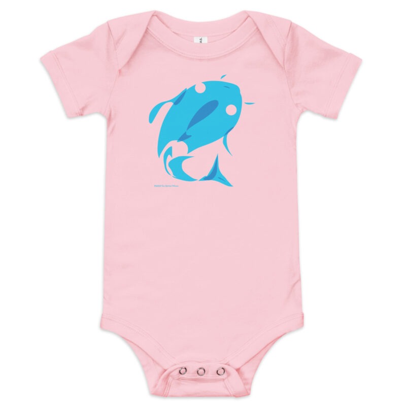 BLUE FISH - Baby Onesie - Image 12