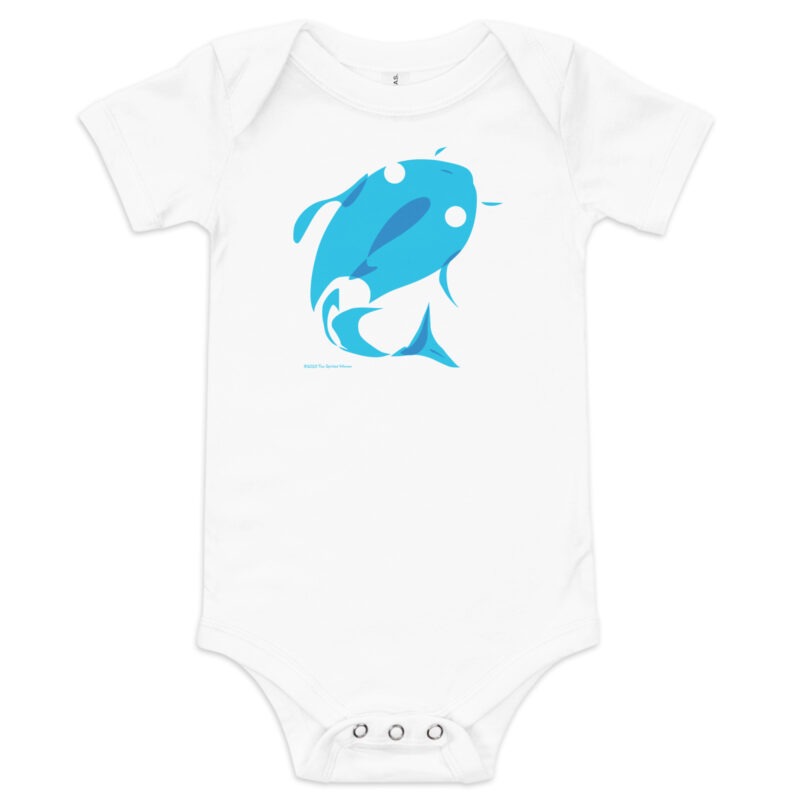 BLUE FISH - Baby Onesie - Image 14