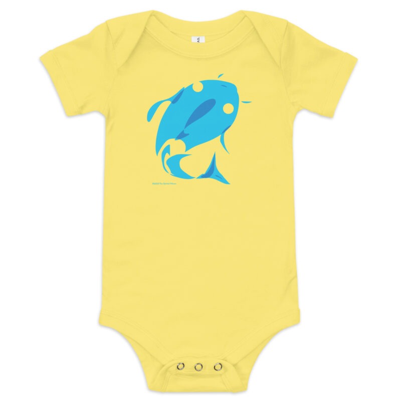 BLUE FISH - Baby Onesie - Image 13