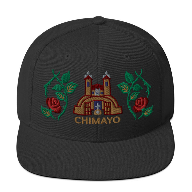 EL SANTUARIO WITH ROSES - Embroidered Snapback Hat - Image 2