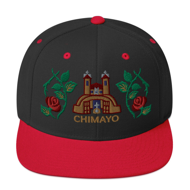 EL SANTUARIO WITH ROSES - Embroidered Snapback Hat - Image 3