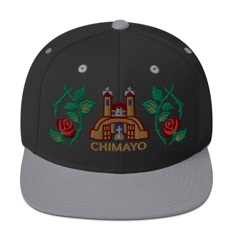 EL SANTUARIO WITH ROSES - Embroidered Snapback Hat - Image 6
