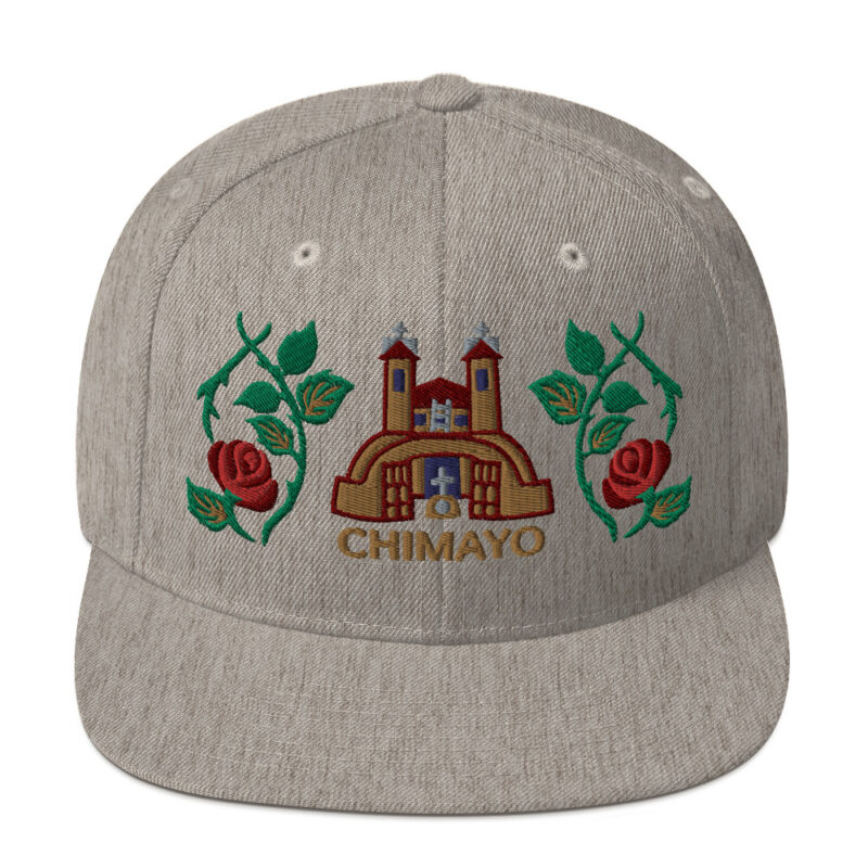 EL SANTUARIO WITH ROSES - Embroidered Snapback Hat - Image 18