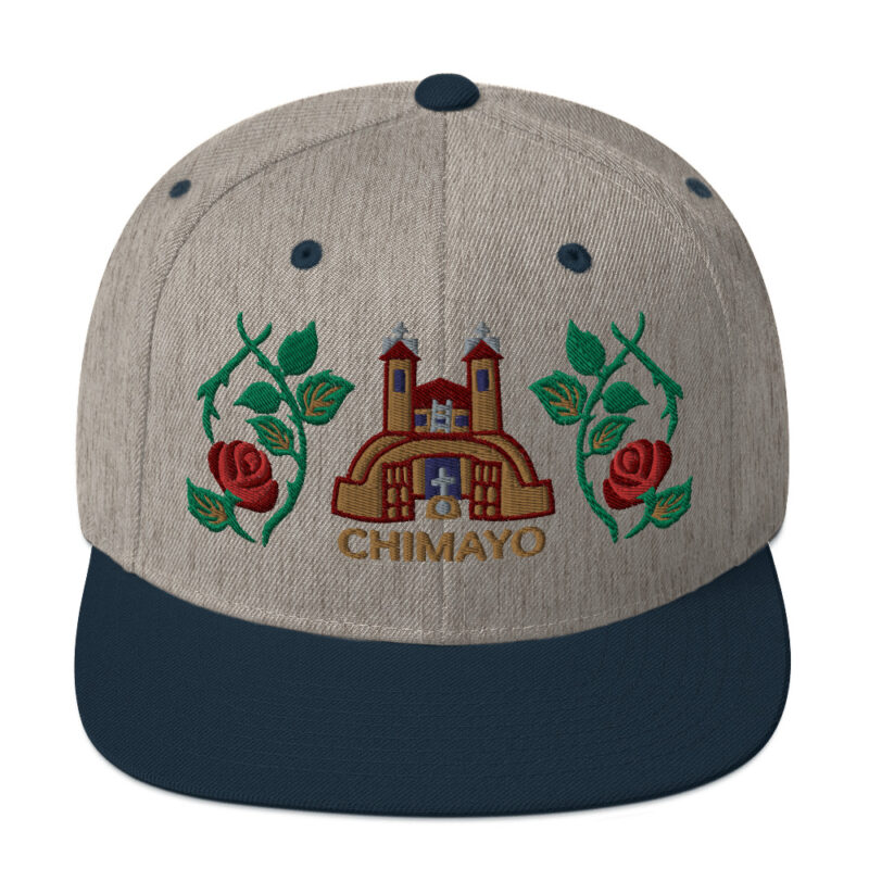 EL SANTUARIO WITH ROSES - Embroidered Snapback Hat - Image 16