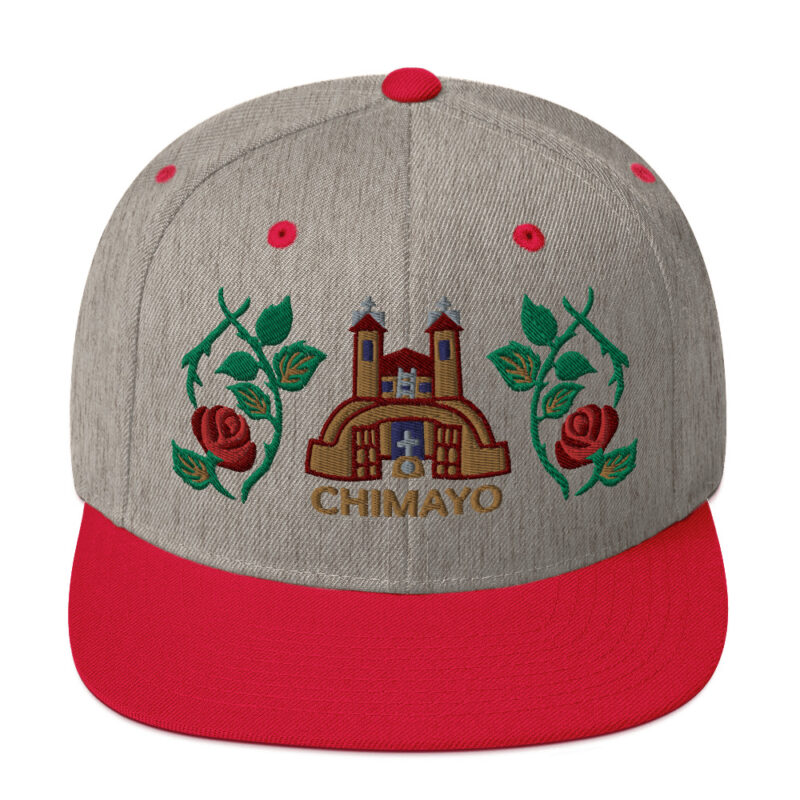 EL SANTUARIO WITH ROSES - Embroidered Snapback Hat - Image 17