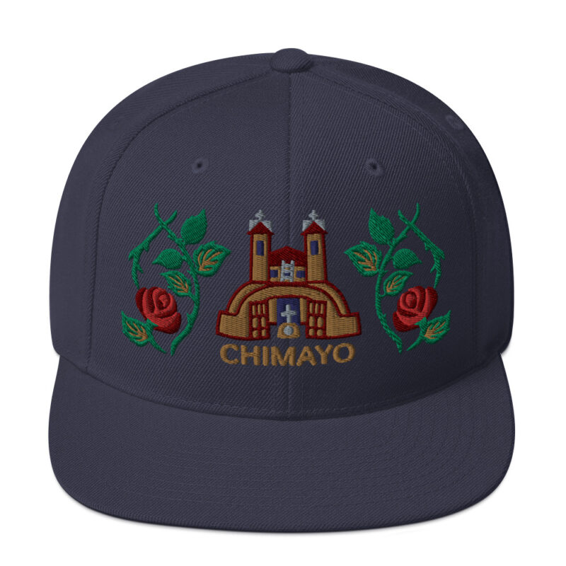 EL SANTUARIO WITH ROSES - Embroidered Snapback Hat - Image 9