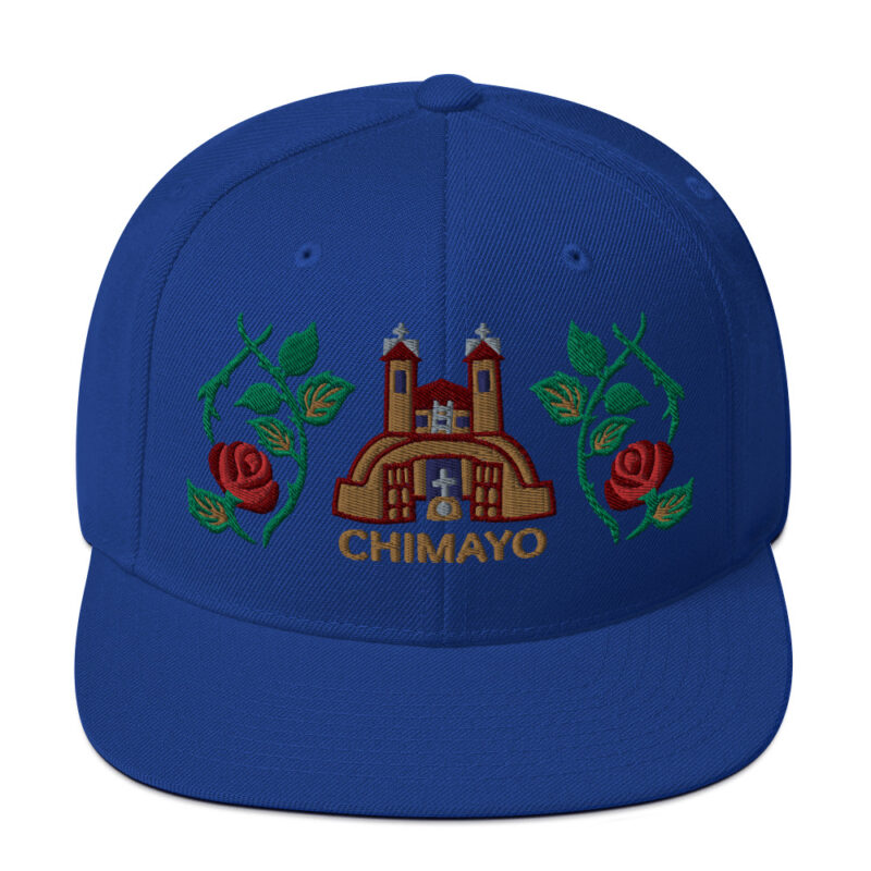 EL SANTUARIO WITH ROSES - Embroidered Snapback Hat - Image 8