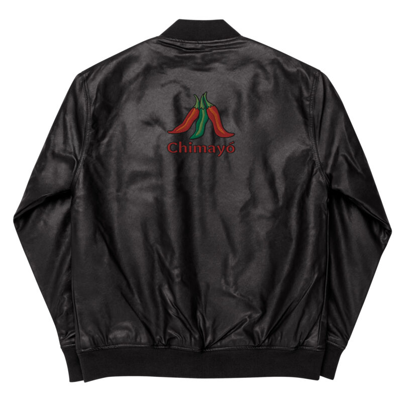 CHIMAYO CHILE - Faux Leather Bomber Jacket - Image 17