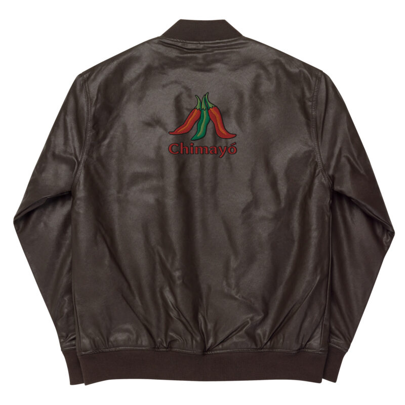 CHIMAYO CHILE - Faux Leather Bomber Jacket - Image 22