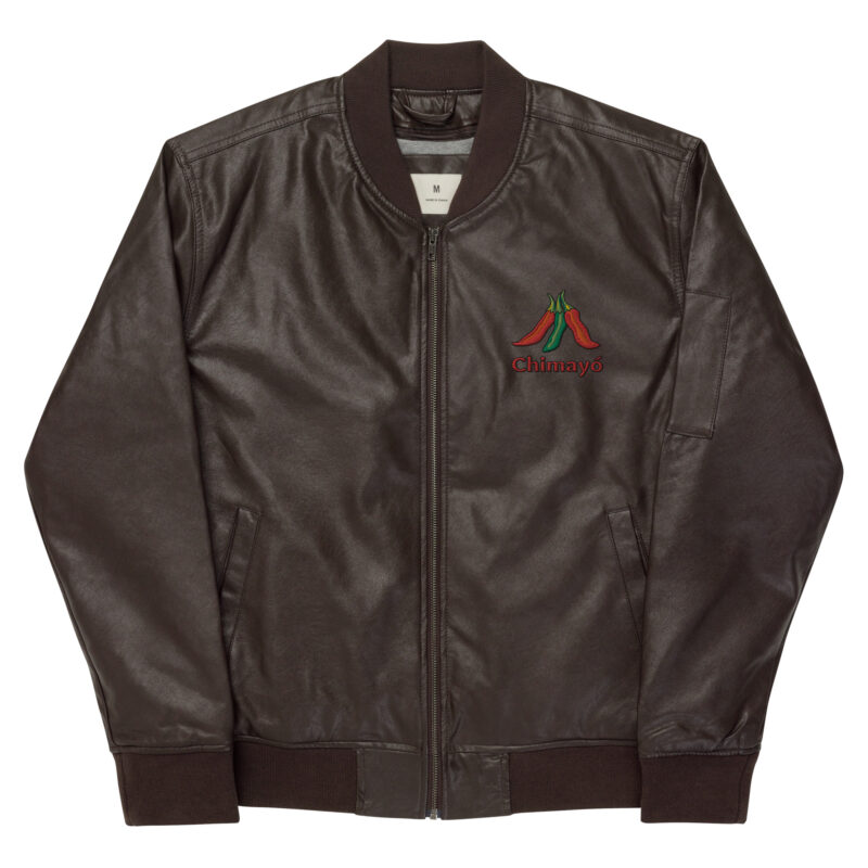 CHIMAYO CHILE - Faux Leather Bomber Jacket - Image 15